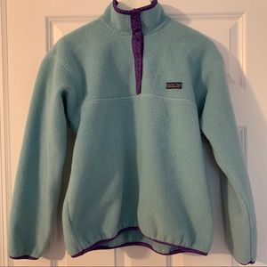 Vintage Patagonia Teal Purple Snap T Fleece
